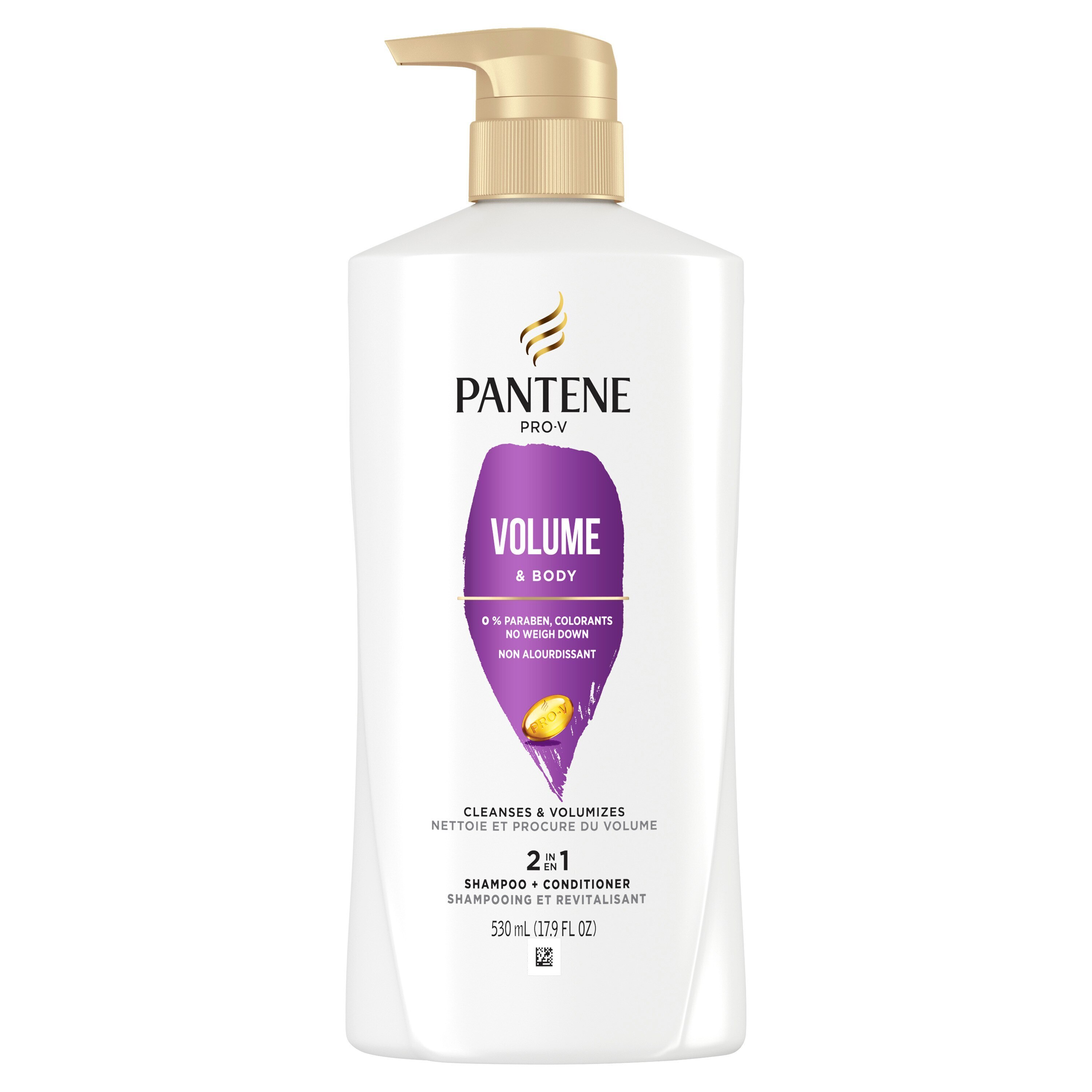 Pantene Pro-V Volume & Body 2-in-1 Shampoo & Conditioner, 17.9 Oz , CVS