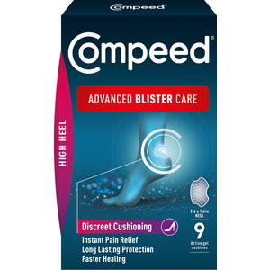 Compeed Advanced Blister Care - Apósitos, zapatos de tacón, 9 u.
