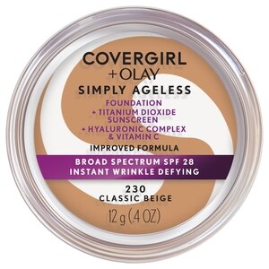 COVERGIRL+Olay Simply Ageless Instant Wrinkle Defying Foundation, Classic Beige , CVS