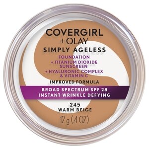 CoverGirl Simply Ageless Wrinkle Defying Foundation, Warm Beige , CVS