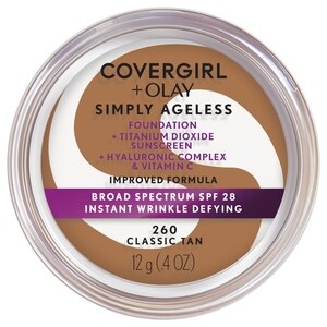 CoverGirl Simply Ageless Wrinkle Defying Foundation, Classic Tan , CVS