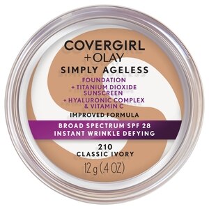 CoverGirl + Olay Simply Ageless Instant Wrinkle Defying Foundation, Classic Ivory , CVS