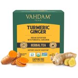 Vahdam India Turmeric Ginger Herbal Tea, 15 ct, thumbnail image 3 of 6