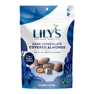 Lily's Dark Chocolate Covered Almonds, 3.5 OZ