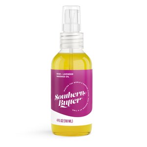 Sierra Sage Herbs Southern Butter Massage Oil, Rose & Lavender, 4 Oz , CVS