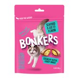 BONKERS Crunchy and Soft Cat Treats, Seafood & Eat It! Flavor, 6.3oz, thumbnail image 1 of 7