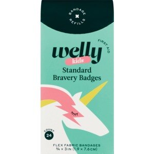 Welly Unicorn Flex Fabric Bandage Refill Pack- 24 CT