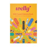 Welly Bravery Bandages Assorted Flex Fabric Pattern Pack, 100 CT, thumbnail image 1 of 3