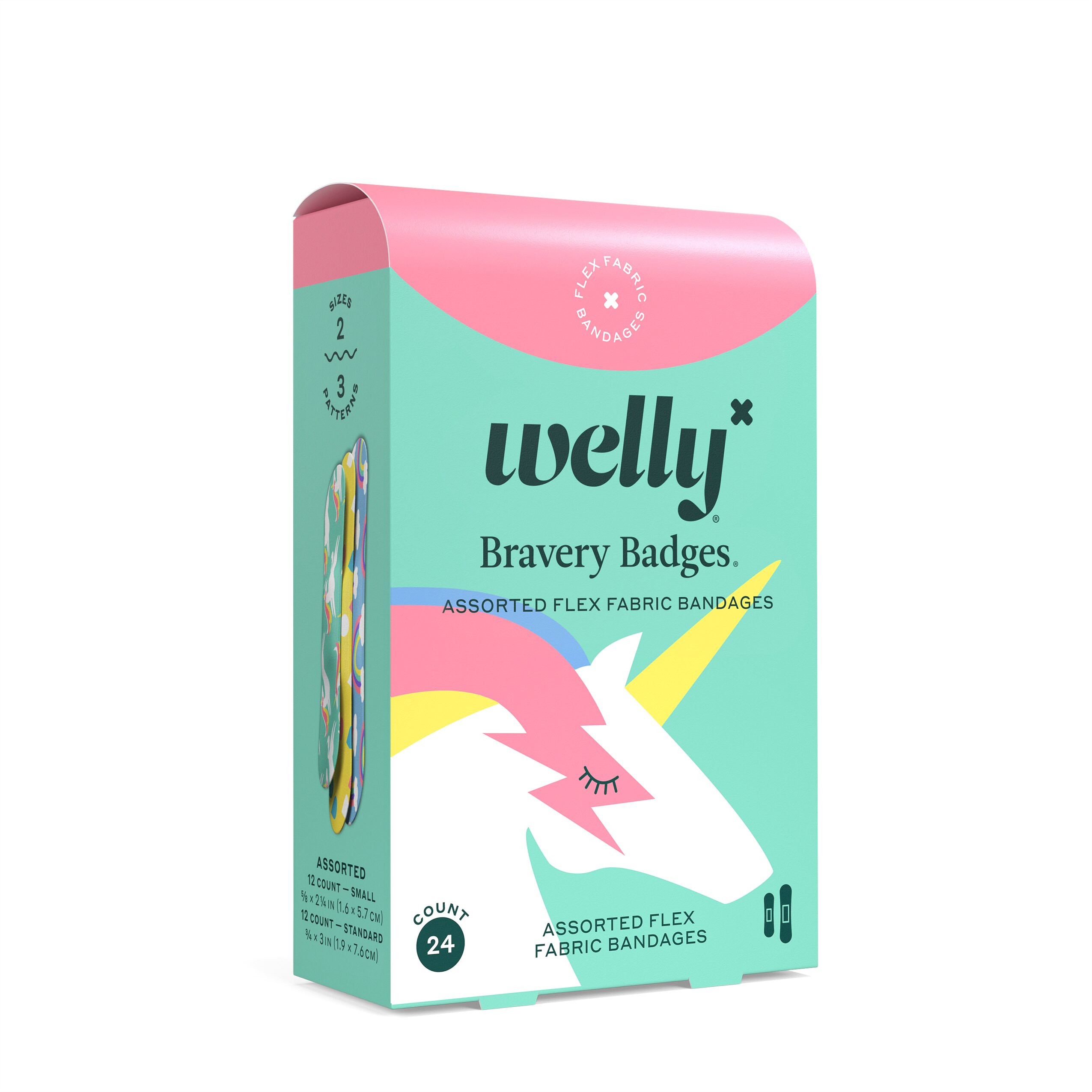Welly Bravery Badges Unicorn Carton, 24 Ct , CVS