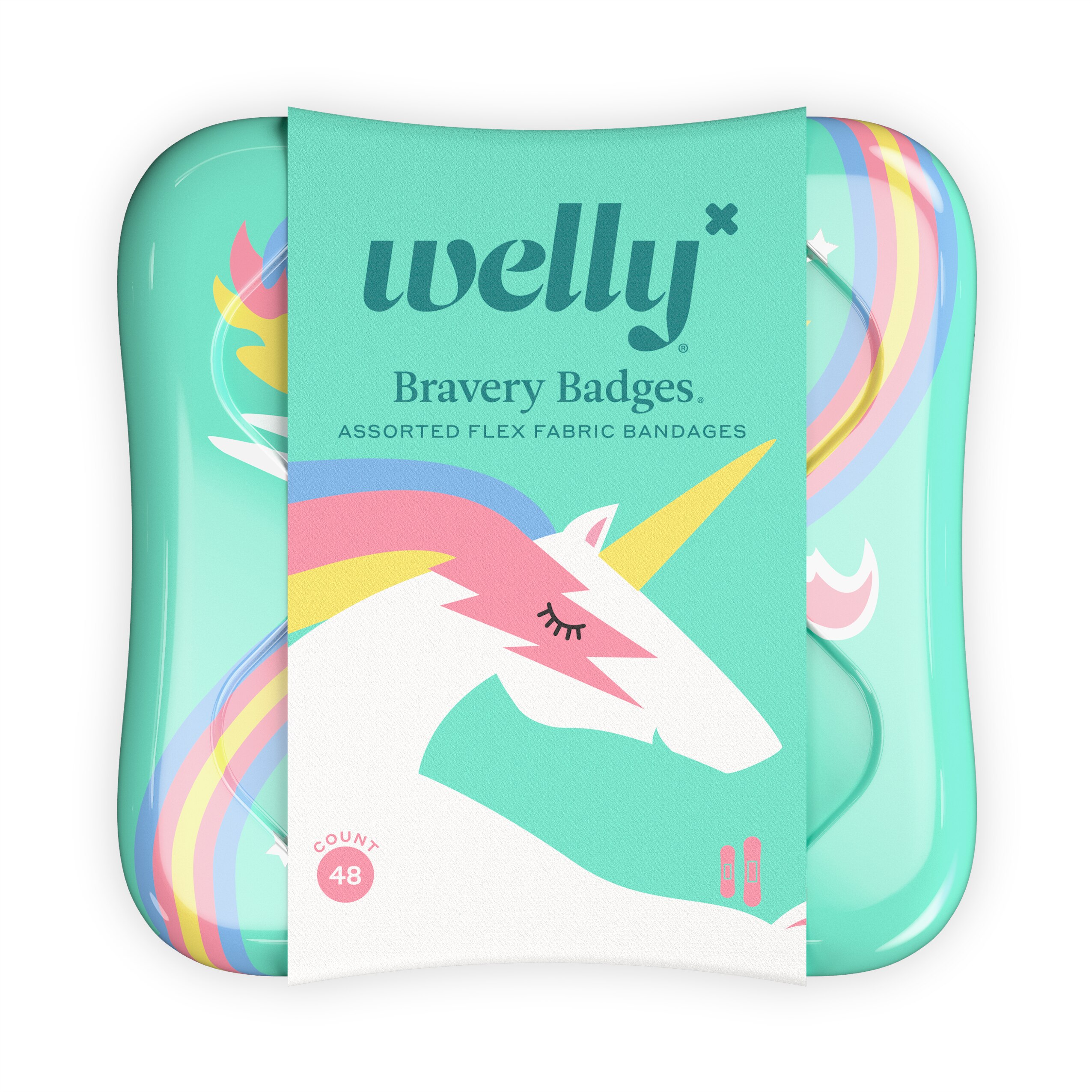 Welly Bravery Badges Unicorn, 48 Ct , CVS