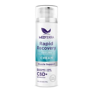 Medterra - Crema refrescante de uso tópico con CBD, 500 mg, 1.7 oz - Se aplican restricciones estatales