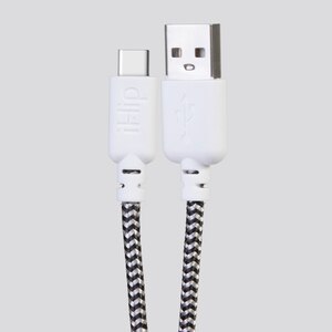 IHip Cute Cable Type C, Black/White, 10 Ft , CVS