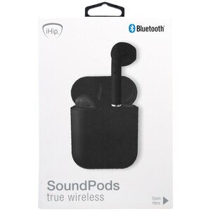 IHip Bluetooth True Wireless SoundPods, Black , CVS