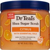 Dr Teal's Shea Sugar Body Scrub, Citrus with Essential Oils & Vitamin C, 19 OZ, thumbnail image 1 of 3