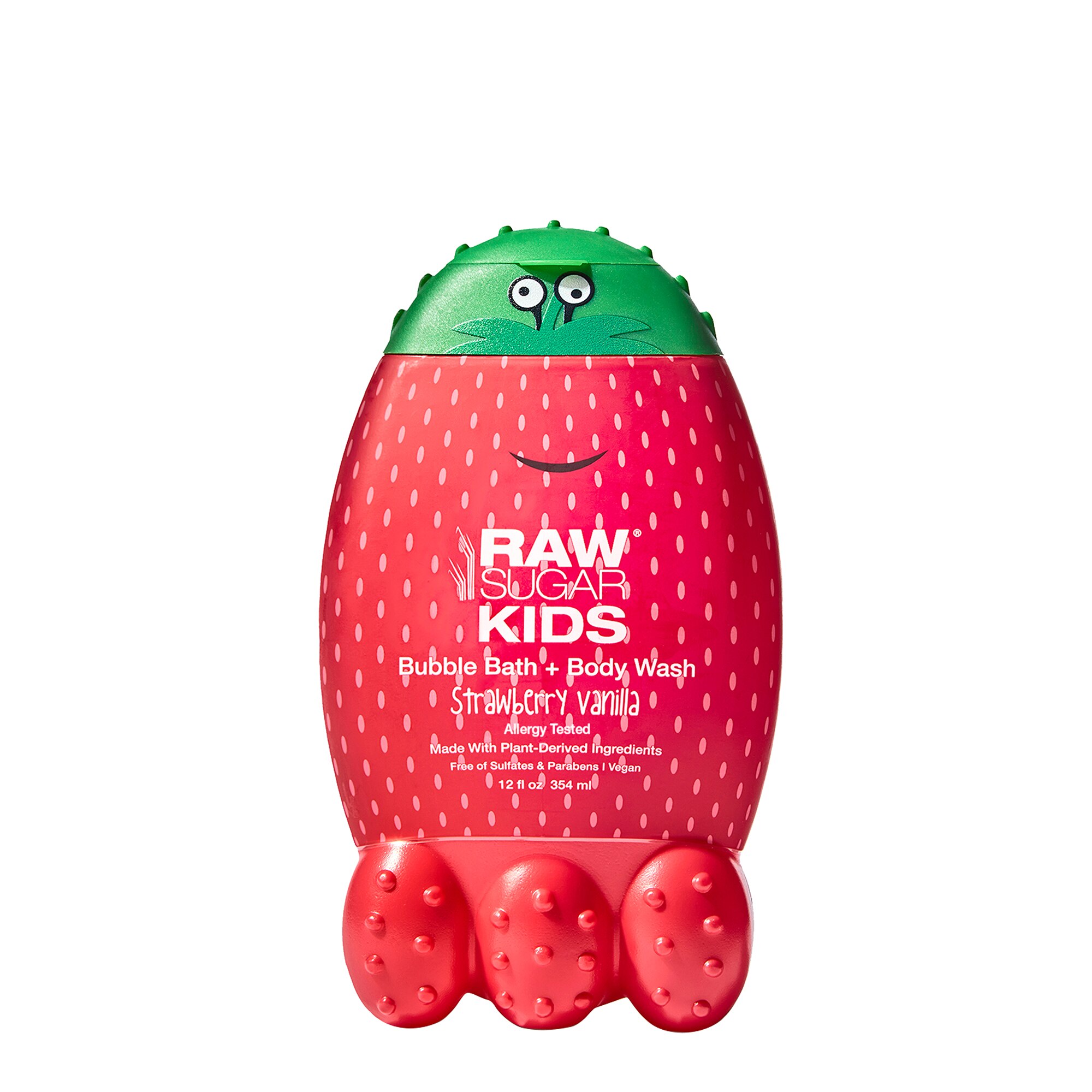 Raw Sugar Kid's 2 In 1 Body Wash & Bubble Bath Strawberry Vanilla - 12 Oz , CVS