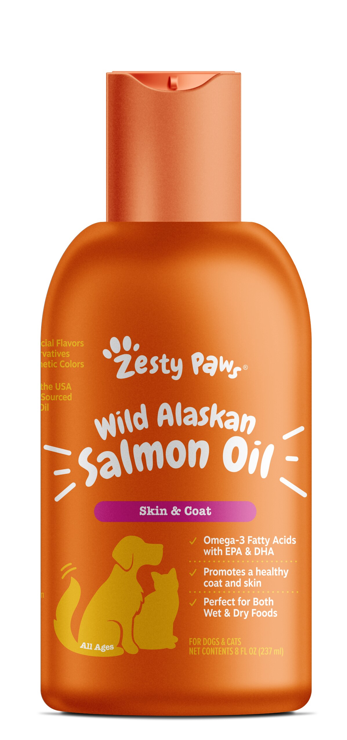 Zesty Paws Wild Alaskan Salmon Oil, 8 Oz , CVS