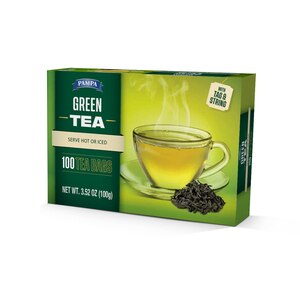  Pampa Green Tea, 100 CT 