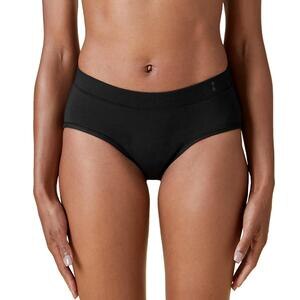 Thinx for All Women's Super Absorbency Cotton Brief Period Underwear, Black