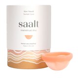 Saalt Menstrual Disc, Small, Coral, thumbnail image 1 of 4