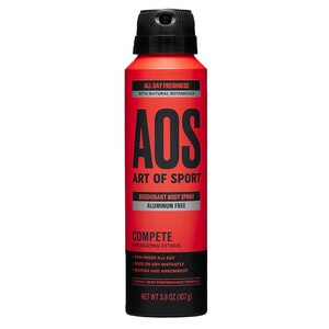 Art Of Sport Deodorant Body Spray, 3.8 OZ