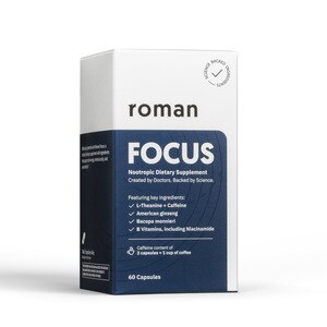 Roman Focus Supplement, 30 Day Supply, 60CT