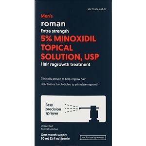 Roman Minoxidil Spray For Hair Regrowth, 1 Month Supply - 2 Oz , CVS