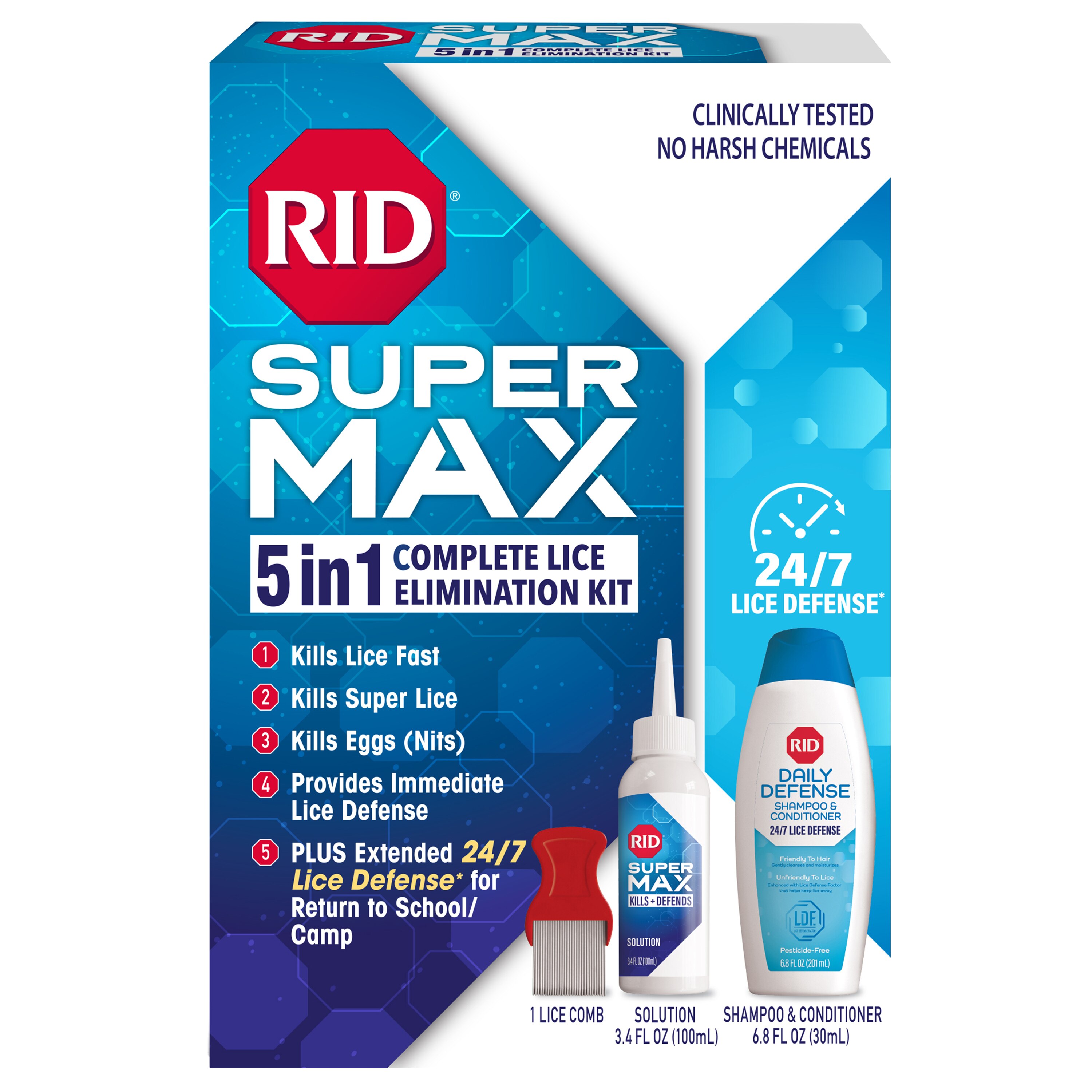 RID Super Max Complete Elimination 3 Piece Kit - 1 , CVS