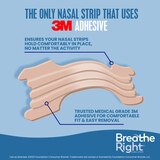 Breathe Right Extra Strength Nasal Strips, Tan, 26 CT, thumbnail image 5 of 6