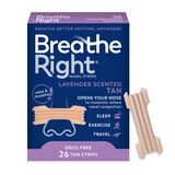 Breathe Right Calming Lavender Scented Nasal Strips, 26 CT, thumbnail image 1 of 5