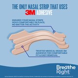 Breathe Right Nasal Strips, Tan, 30 CT, thumbnail image 5 of 6