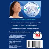 Breathe Right Extra Clear Nasal Strips, Clear, 10 CT, thumbnail image 2 of 6