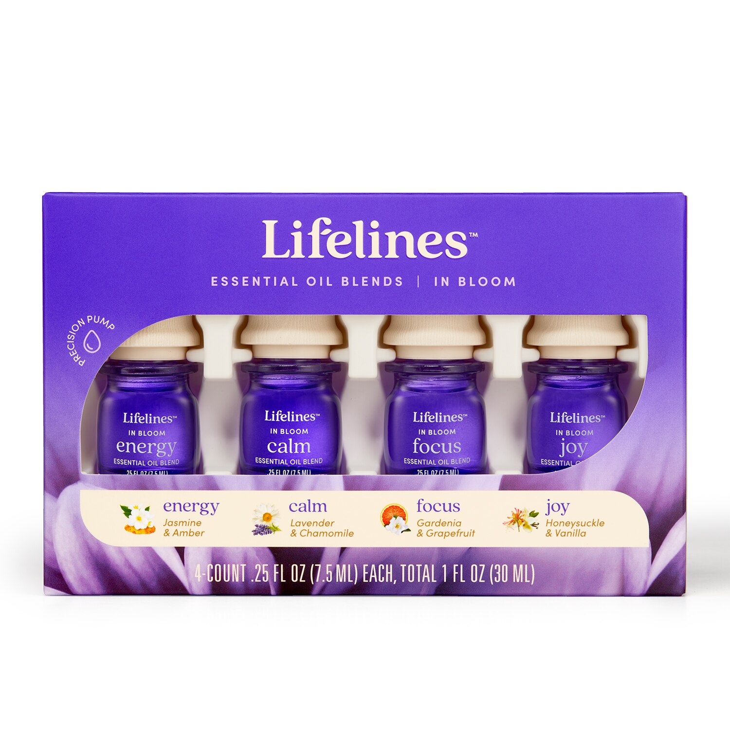 Lifelines Essential Oil Blends 4 Pack - In Bloom - 4 Ct , CVS