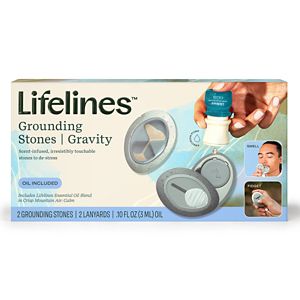 Lifelines Grounding Stones - Motion Fidget Collection Plus Essential Oil Blend - 1 , CVS