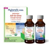 Hyland's Naturals Kids Organic All-in-One Cough Syrup Combo Pack, Grape, thumbnail image 1 of 3