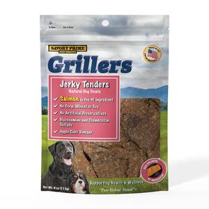 Savory Prime Grillers Jerky Tenders Dog Treats, Salmon, 4 Oz , CVS