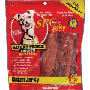 Savory Prime Chicken Breast Fillets Chicken Jerky for Dogs, 16 OZ