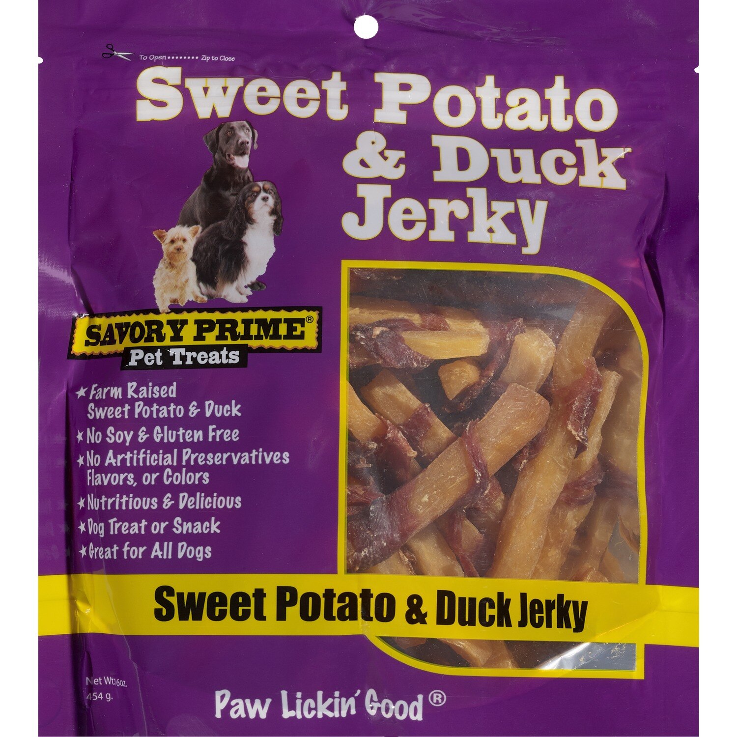 Pet Central Savory Prime Duck Jerky And Sweet Potato, 16 Oz , CVS