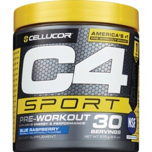 Cellucor C4 Sport Pre-Workout Powder, Blue Raspberry, 9.5 Oz , CVS