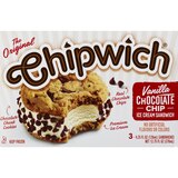 Chipwich Vanilla Chocolate Chip Ice Cream Sandwich, thumbnail image 1 of 9