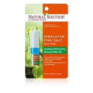 Natural Solution Himalayan Pink Salt Nasal Inhaler, Mint