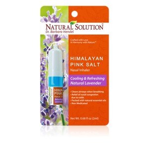  Natural Solution Himalayan Pink Salt Nasal Inhaler, Lavender 