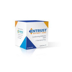 Fortis Medical Entrust Ostomy Adhesive Seal Skin Barrier Ring 2 in., 20CT