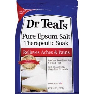  Dr. Teal's Pure Epsom Salt Therapeutic Soak, 96OZ 