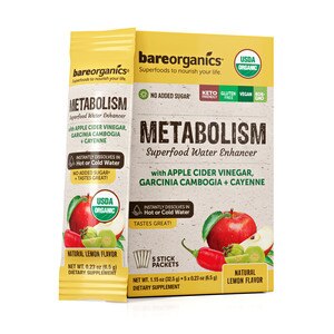 BareOrganics Metabolism Blend Superfood Water Enhancer, Natural Lemon Flavor, 5 Ct , CVS