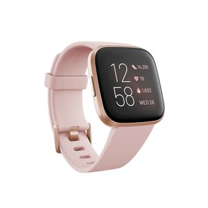  Fitbit VERSA 2 Petal/Copper Rose Smartwatch 