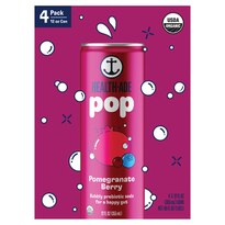 Health-Ade Pop Pomegranate Berry, 4 Pack