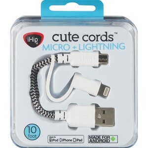iHip Cute 2-1 10FT Lightening Cable