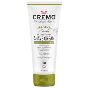 Cremo Sage & Citrus Shave Cream, 6 OZ