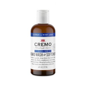 Cremo Cooling Beard Wash & Softener, Citrus & Mint Leaf