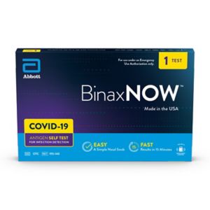 Abbott BinaxNOW COVID-19 Antigen Self Test, 1 Ct , CVS